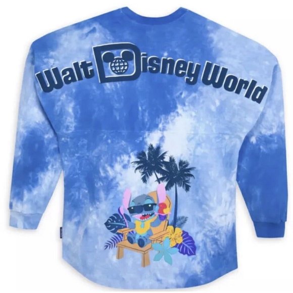 Disney Parks Lilo & Stitch Tie Dye Adult Spirit Jersey Size large Disney World - Picture 1 of 3